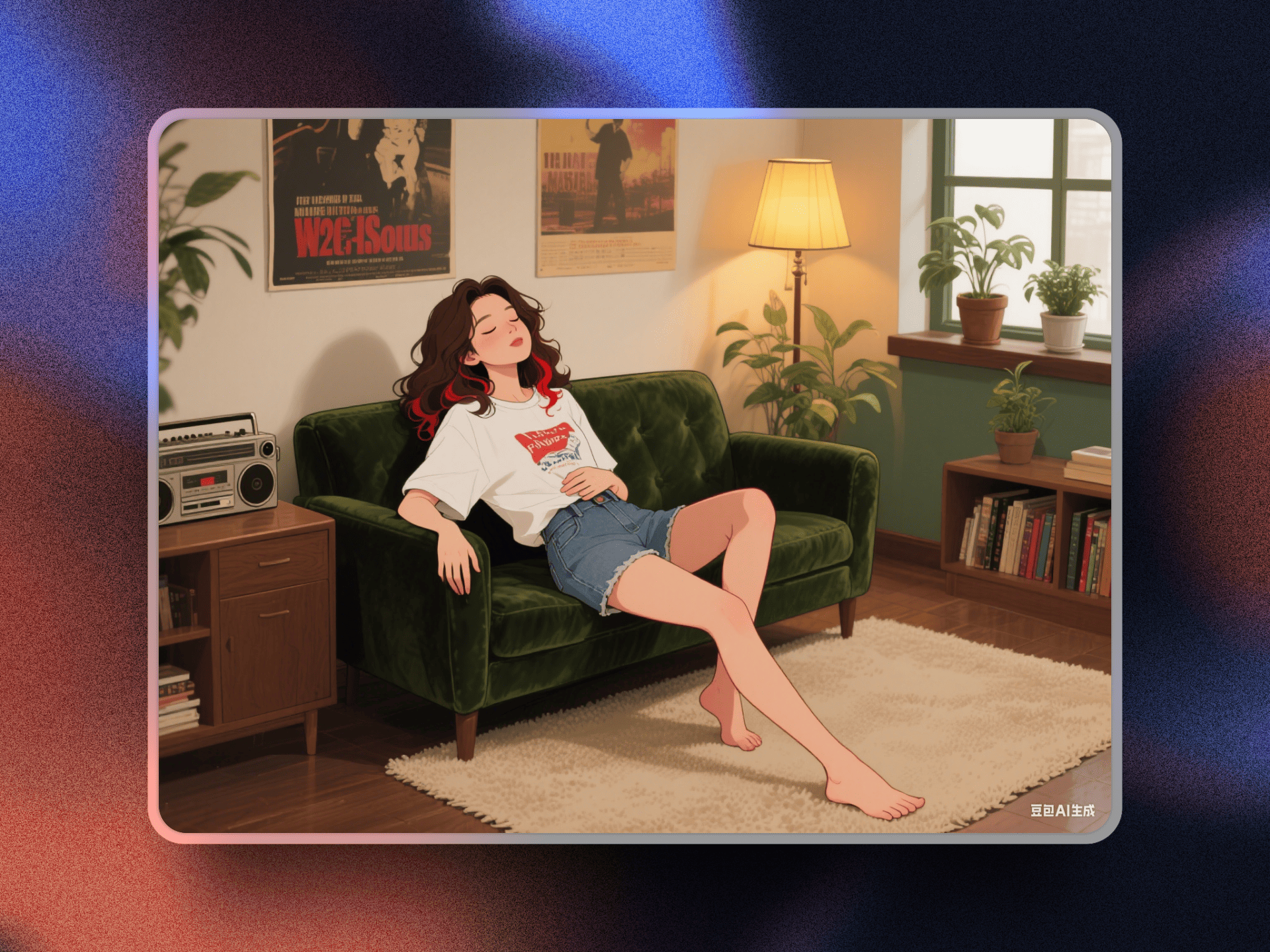 respiration on sofa